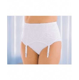Lace suspender belt. Adjustable fastening. Machine washable. 80 Nylon 20 Elastane. 27/28 select 27 2