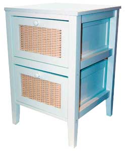 Unbranded Laces 2 Drawer Chest - Cream