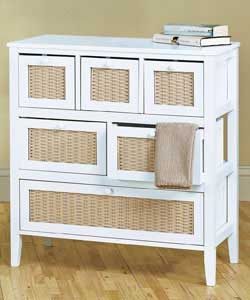 Unbranded Laces 3 2 1 Storage Chest White