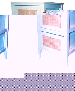 Unbranded Laces 3 Drawer Chest - White