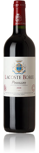 Unbranded Lacoste-Borie 2006, Pauillac 12 x 75cl Bottle