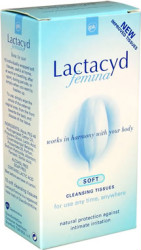 Lactacyd Femina Soft Cleansing Tissues - 10 pack