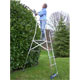 Ladder platform ideal for hedge cutting clearing gutters and many other household tasks