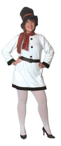 Unbranded Ladies Costume: Mrs Snowman