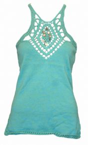 Ladies Crochet Vest Top