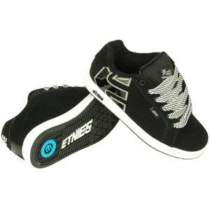 Unbranded Ladies Etnies Fader Shoe. Black Blue White