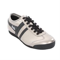 Unbranded Ladies Gola Classic Silver Black Leather Harrier