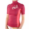 Unbranded Ladies O`neill Short Sleeved Rash Vest. Berry