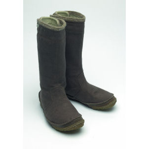Unbranded Ladies Organic Cotton Tie-up Boots