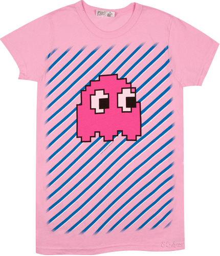Unbranded Ladies Pinky Pac Man T-Shirt