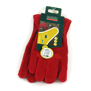 These high quality gardening gloves are made from comfortable suede leather with a soft fleece linin
