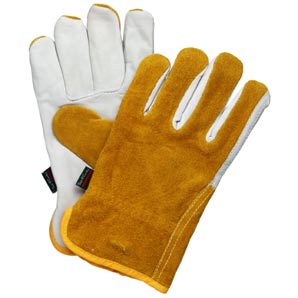 Ladies Premium Leather Gardening Gloves- Medium