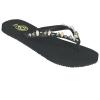 These Ladies Reef Palm Beach Surf Flip Flops come in black with a Reef logo on the footbed.    These