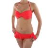 This Ladies Seafolly twist bandeau and calypso pant bikini in Watermelon is new from Seafolly`s `Mat