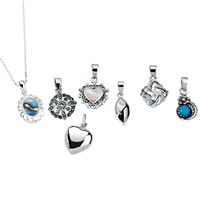 Ladies Sterling Silver 7 Piece Pendant Set