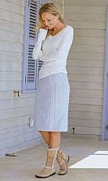 Ladies Stretch Cord Skirt