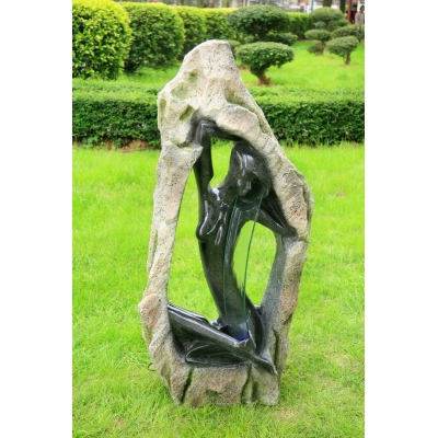 Unbranded Lady In White Sandstone Water Feature