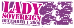 Unbranded LADY SOVEREIGN - Limited Edition Concert Poster - by Powerhouse Factories