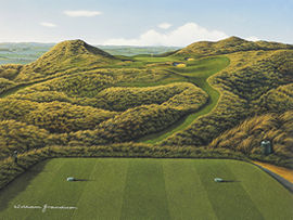 Unbranded Lahinch 8th Hole Limited Edition Golf Print by