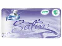 Unbranded Lambi Satin white three ply toilet paper, 160