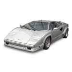 Just announced by Ricko is this 1/18 scale replica of the Lamborghini Countach 25th Anniversary