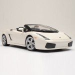 Maisto has released a 1/18 replica of the Lamborghini Gallardo Spyder in white