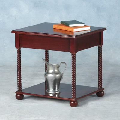 LAMP TABLE BRUNSWICK MAHOG