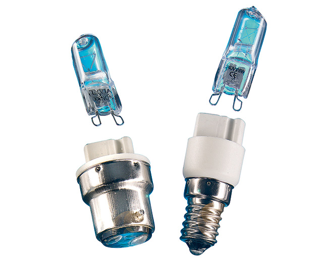 Unbranded Lampholder Adaptor and Bulb 2 pack SES fitting 42W