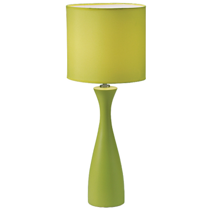 The Lancio range of table lamps is sure to bring a splash of colour to your room. The Lancio Lime Ta