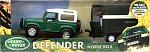 Land Rover Defender & Horse Box Green, Halsall toy / game