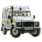 A version of the long-wheelbase Land Rover Defender a station wagon in Tayside Police `Search and
