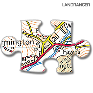 Unbranded (Landranger) - Personalised Map Jigsaw Puzzle -