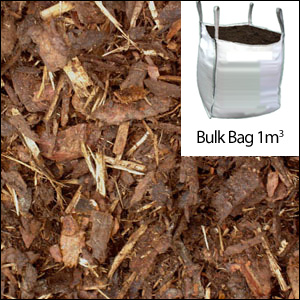 Unbranded Landscaping Bark  1 Cubic Metre Bulk Bag