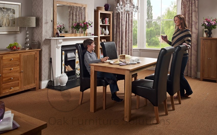 Unbranded Lansdown Oak Extending Dining Table - 1800-2800mm