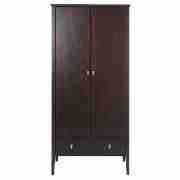 Unbranded Lantao Double Wardrobe, Dark Chocolate