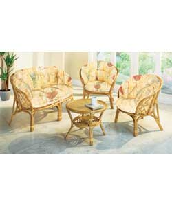 Laos 4 Piece Suite - Peach