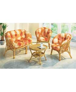 Laos 4 Piece Suite - Terracotta