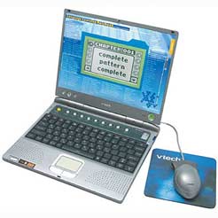 The Lap Top Pro is a laptop with 105 activities encorporates English Maths French Science and