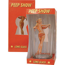 Unbranded Large Boxed Glass - Peep Show