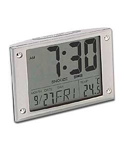 Large Display LCD Alarm Clock - Height 7cm.