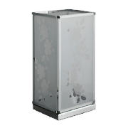 Table Lamps - Large Etched Glass Table Lamp