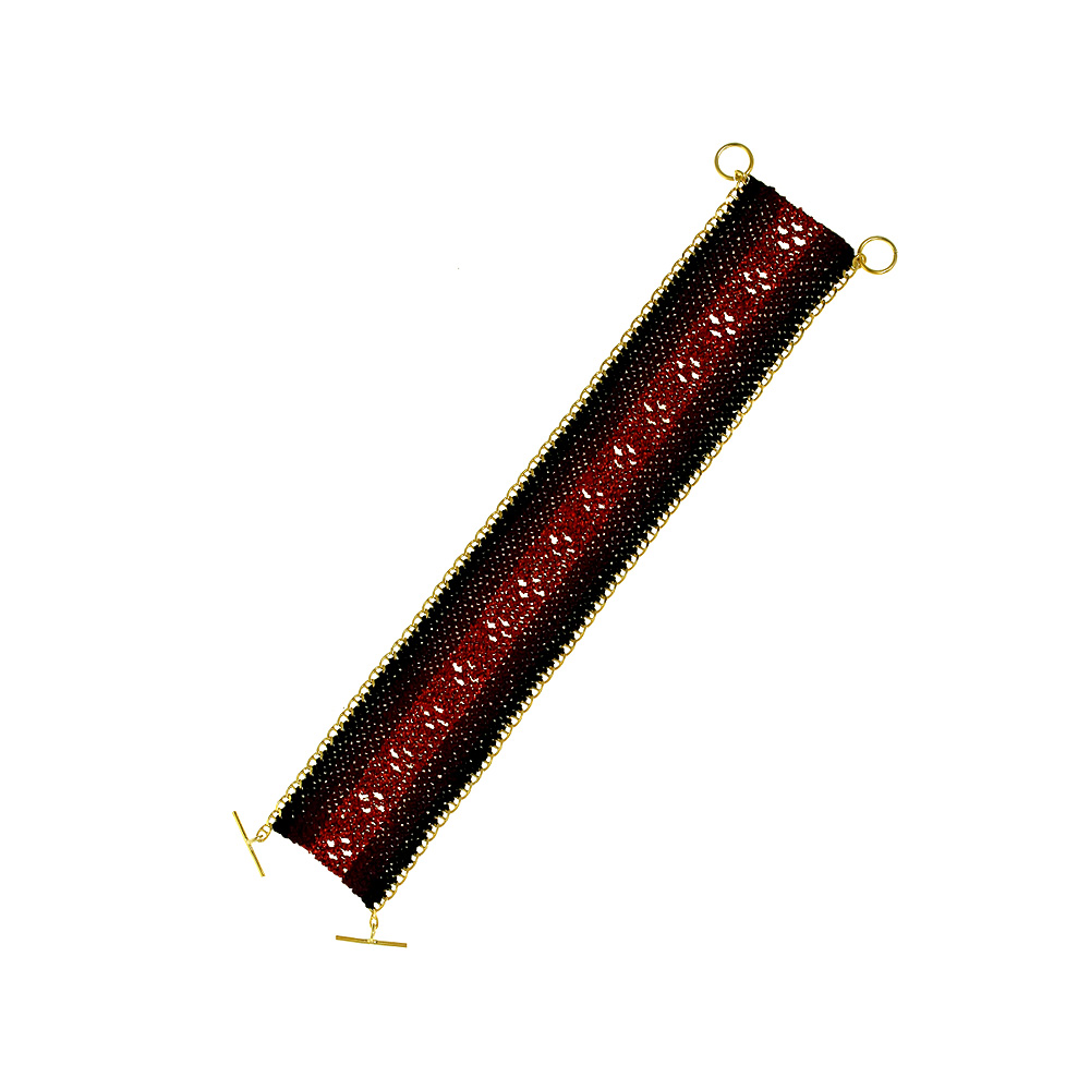 Unbranded Large Fes Bracelet - Black/Red