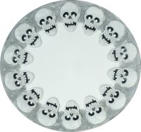 Large Gothic Skull Platter