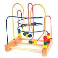 Large Motor Activity Coil Educational Wooden Toy
