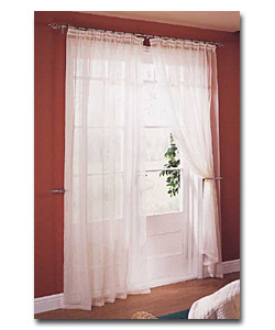 Large Pair of Plain Voile Panels