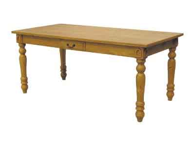 Step back in time with this 6ft banquet table from our fabulous Medieval Pine Range. Distressed fini