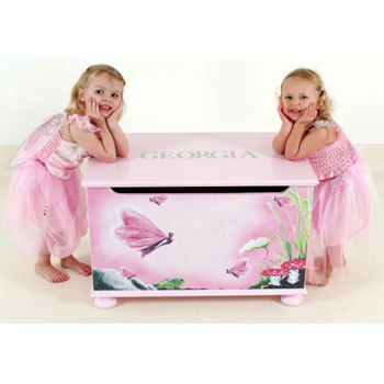 This stunning heirloom toy box is utterly spectacular. Handpainted and personalised it makes the ult