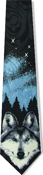 Unbranded Large Wolf Tie
