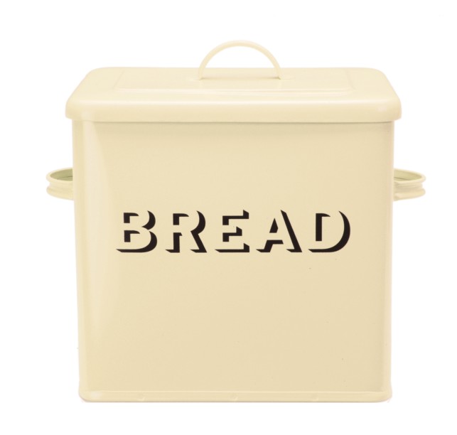 Larger Enamel Bread Bin Vintage Cream Kitchen Accessorie review
