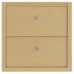 To add to the Largo Modular Storage System, this 2 drawer unit provides a tidy solution.